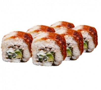 Холодный ролл с Креветкой и Угрём